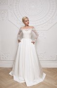 свадебное платье MARRY MARK модель ШАРМЕЛЬ ( цена:) р-р 46 в наличии